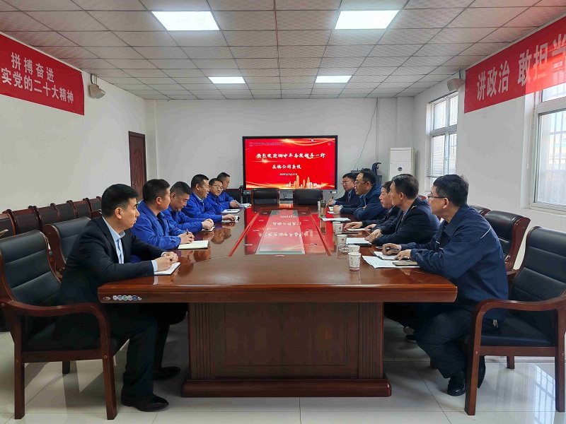 中國鐵路西安局集團有限公司漢中車務段黨委書記申琦到賽柯瑞思公司調研座談